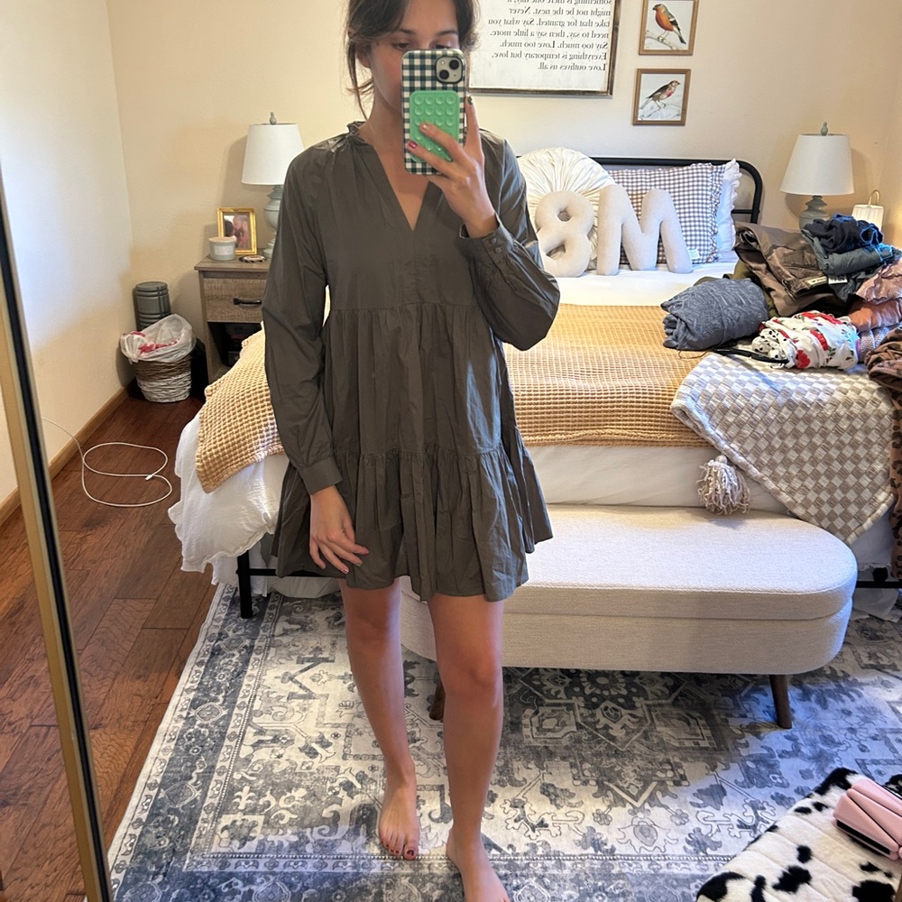 BB Dakota Long Sleeve Grey Dress